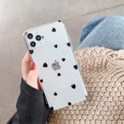 Heart Print Pattern Phone Case