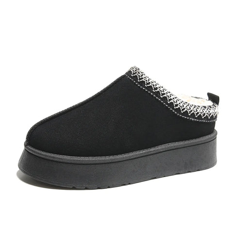 Winter Warm Thick Bottom Cotton Shoes