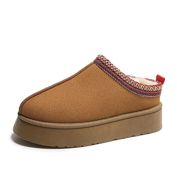 Winter Warm Thick Bottom Cotton Shoes