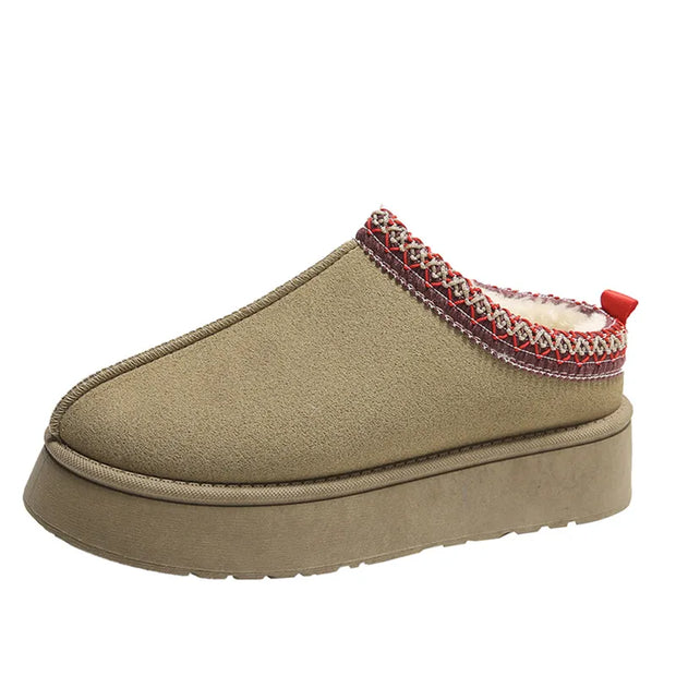 Winter Warm Thick Bottom Cotton Shoes