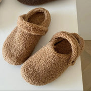 Fleece-lined  Fluffy Slippers For Women